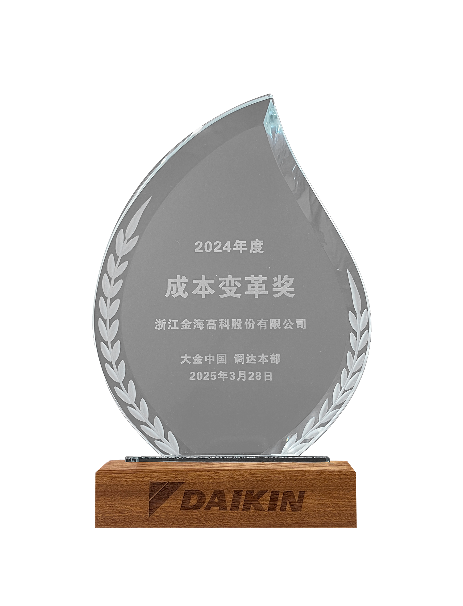 2024年度大金中國(guó)成本變革獎(jiǎng)